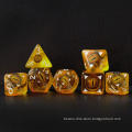 Bescon Dragon Eye RPG Dice Set of 7, Dragon Eye Polyhedral Dice Set, 6 Colors Available